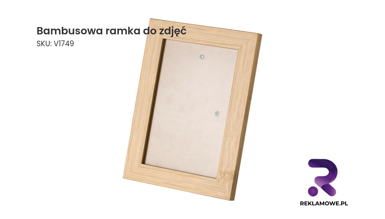 Ekologiczna bambusowa ramka do zdjęć