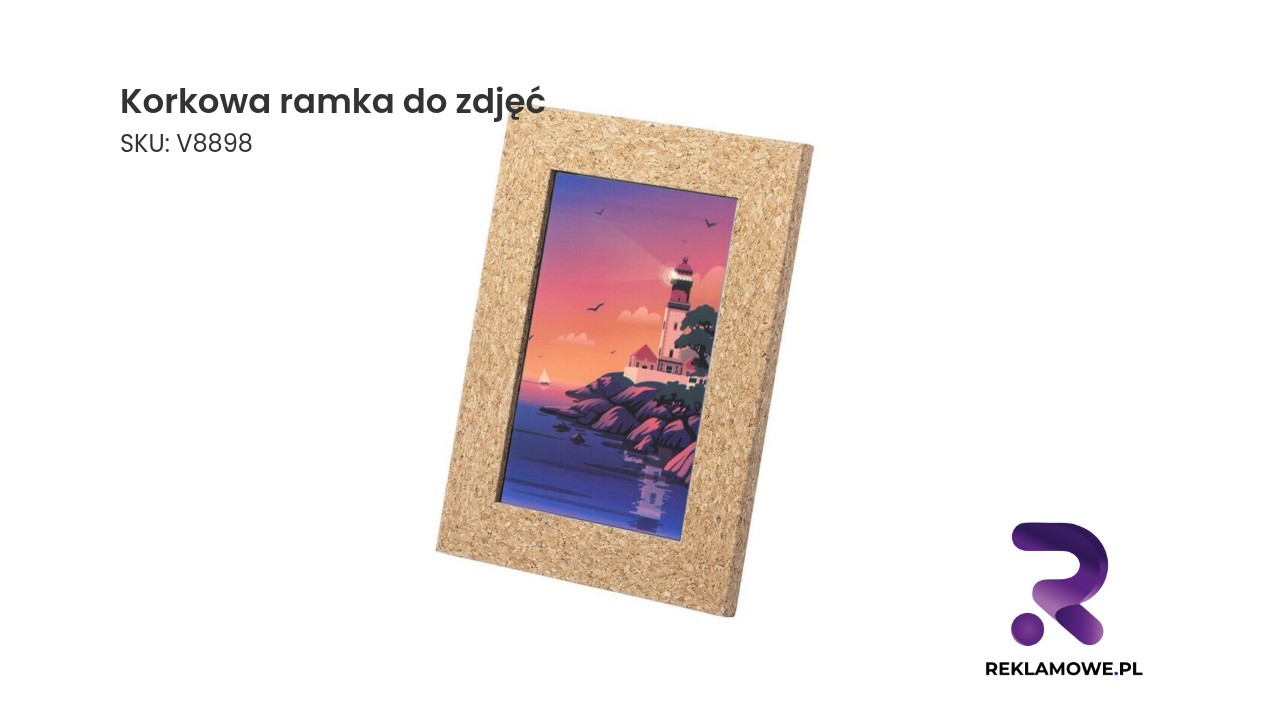 Ekologiczna korkowa ramka na zdjęcia