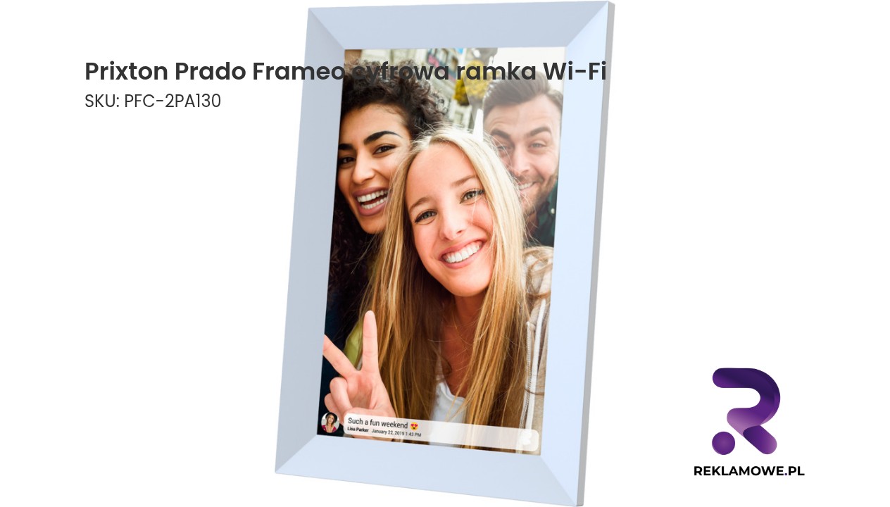 Prixton Prado Frameo cyfrowa ramka Wi-Fi - inteligentna ramka na zdjęcia