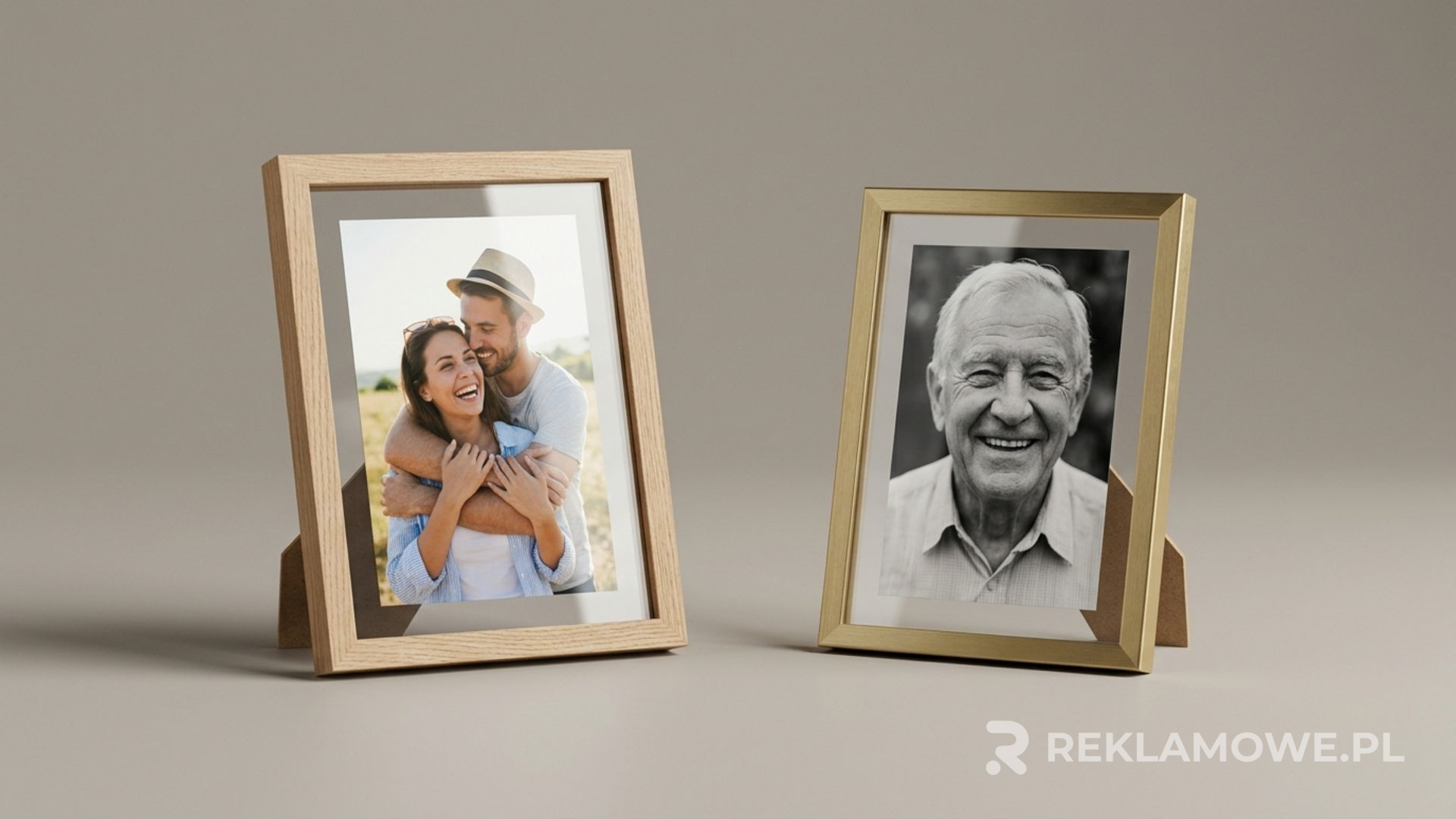 Ramka reklamowa wykorzystana w kampanii marketingowej