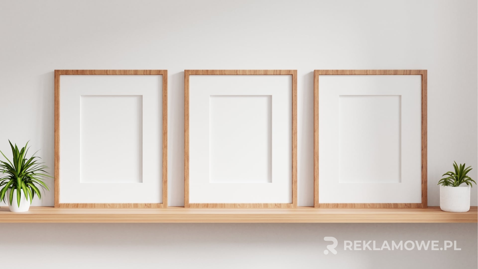 Ramki reklamowe wykorzystane w małej firmie