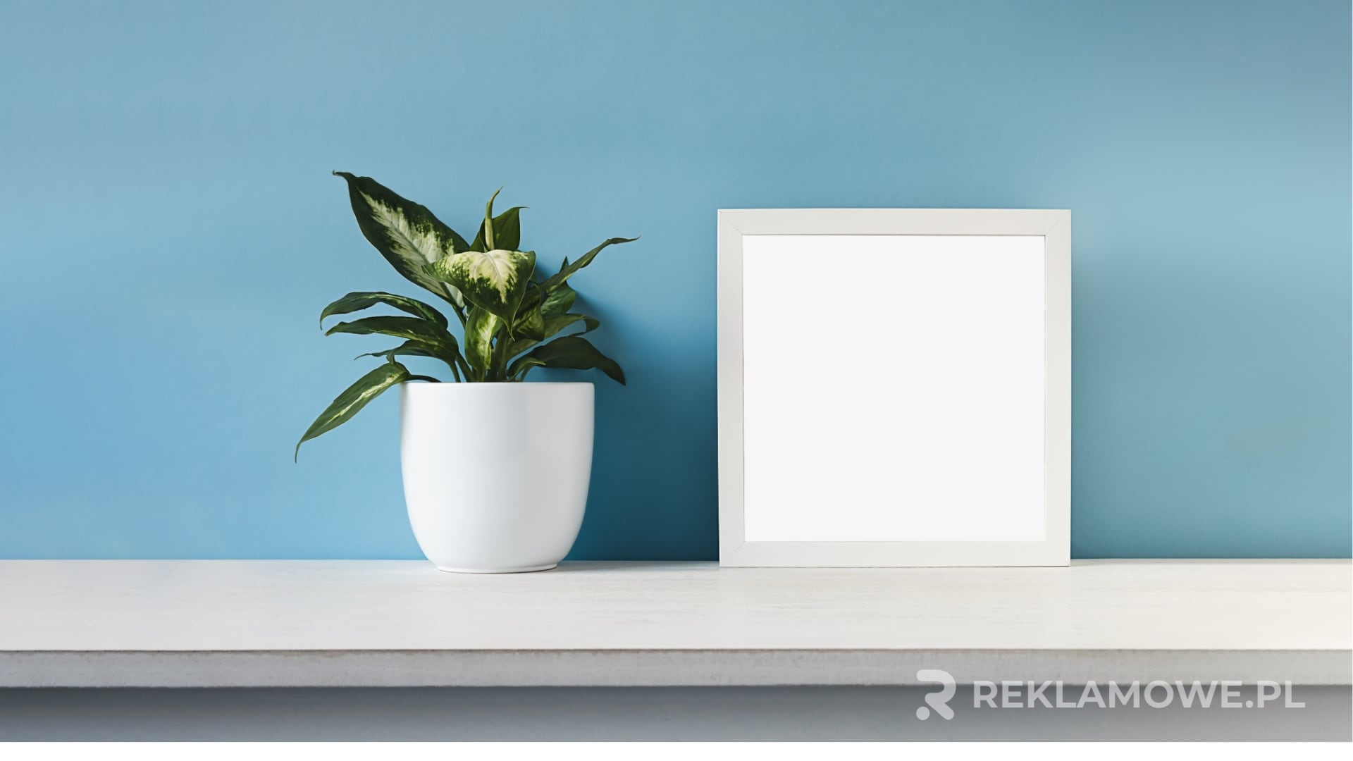 Rama reklamowa w punkcie sprzedaży